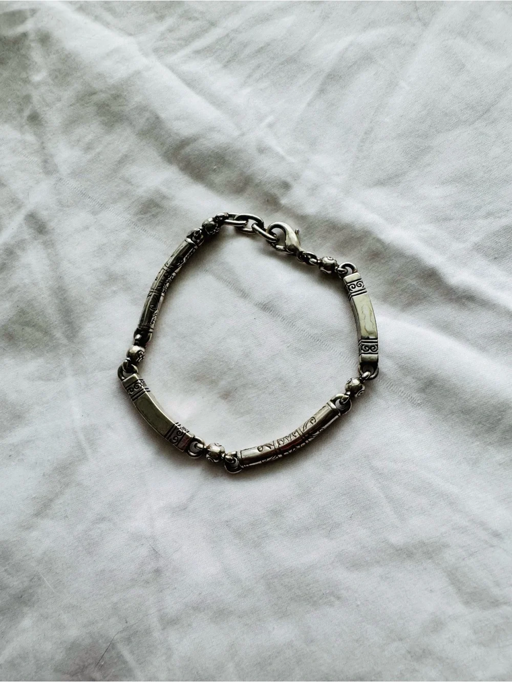 Brighton Bar Link Bracelet - Silver